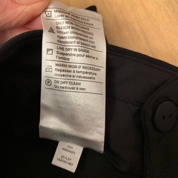 NWOT Vince Cuffed Crepe Suiting Trouser Size 0 Black - Picture 8 of 10